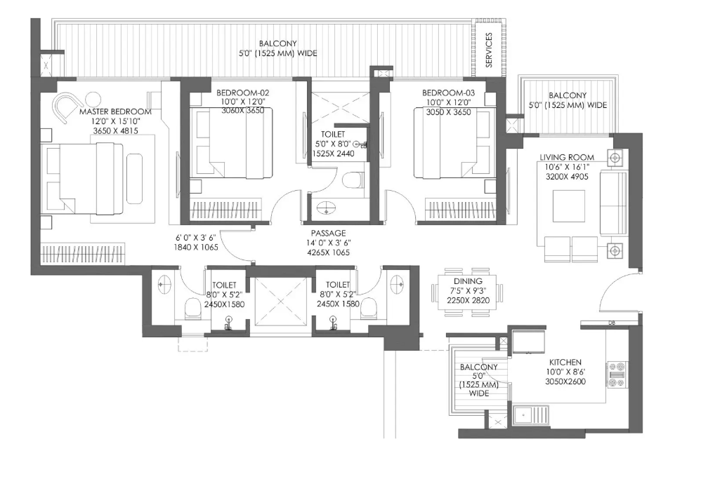 Godrej Majesty, Sector 12
