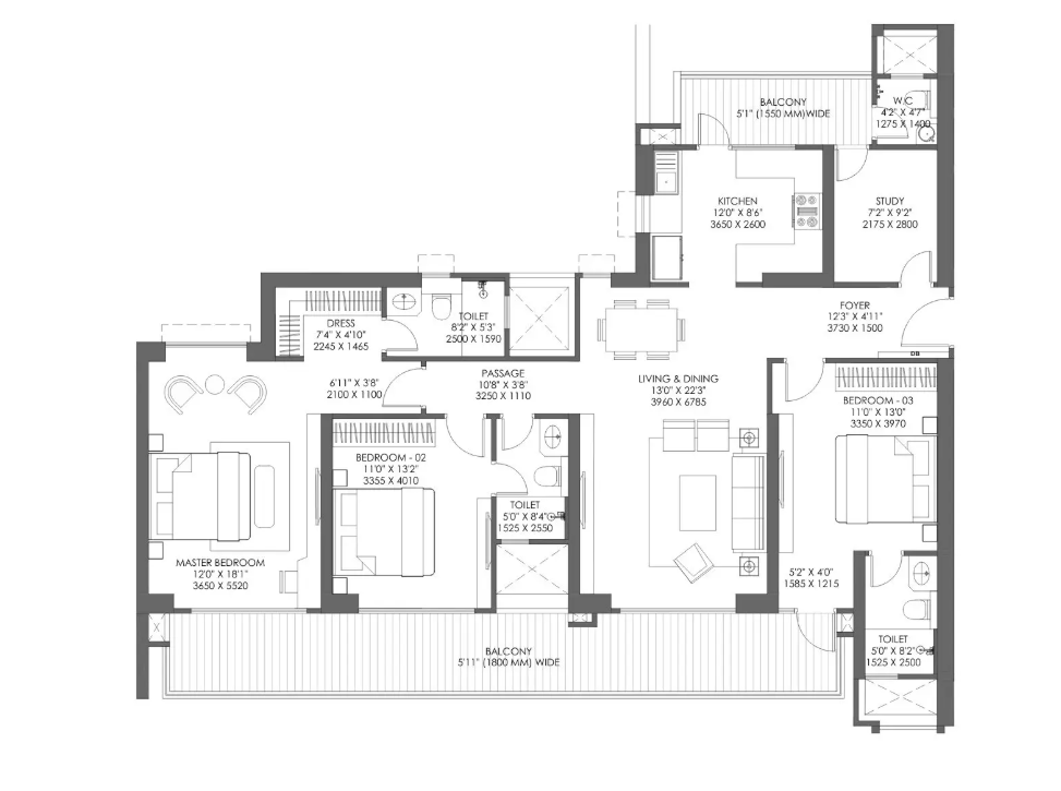 Godrej Majesty, Sector 12