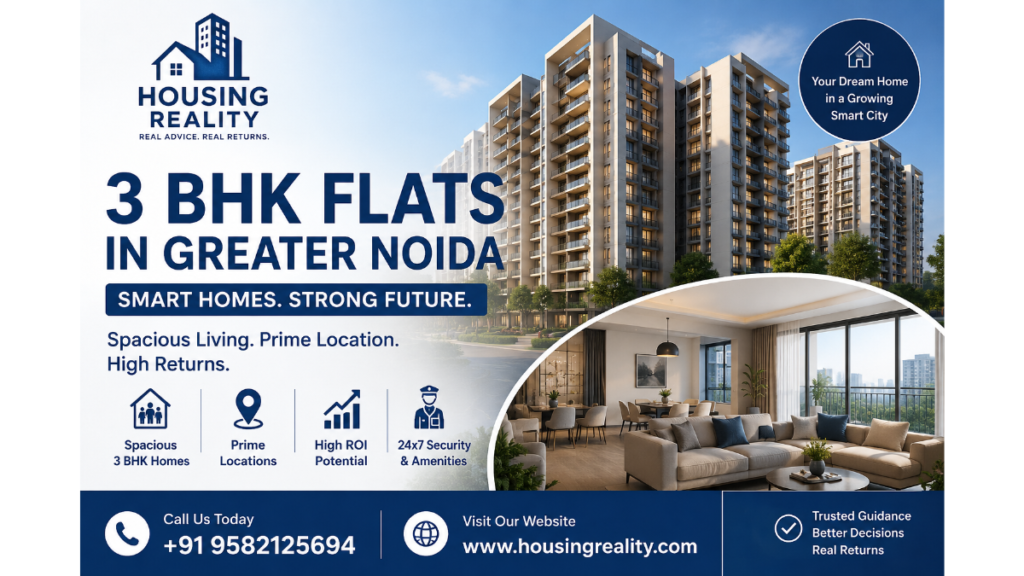 3 bhk flats in greater noida